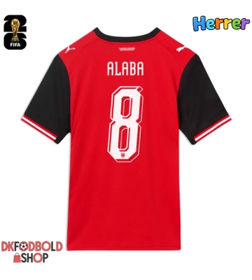 Østrig David Alaba #8 Hjemmebanetrøje VM 2026 Kort ærmer